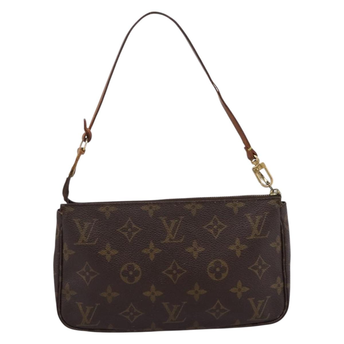 LOUIS VUITTON Monogram Pochette Accessoires Pouch M51980 LV Auth BA16373