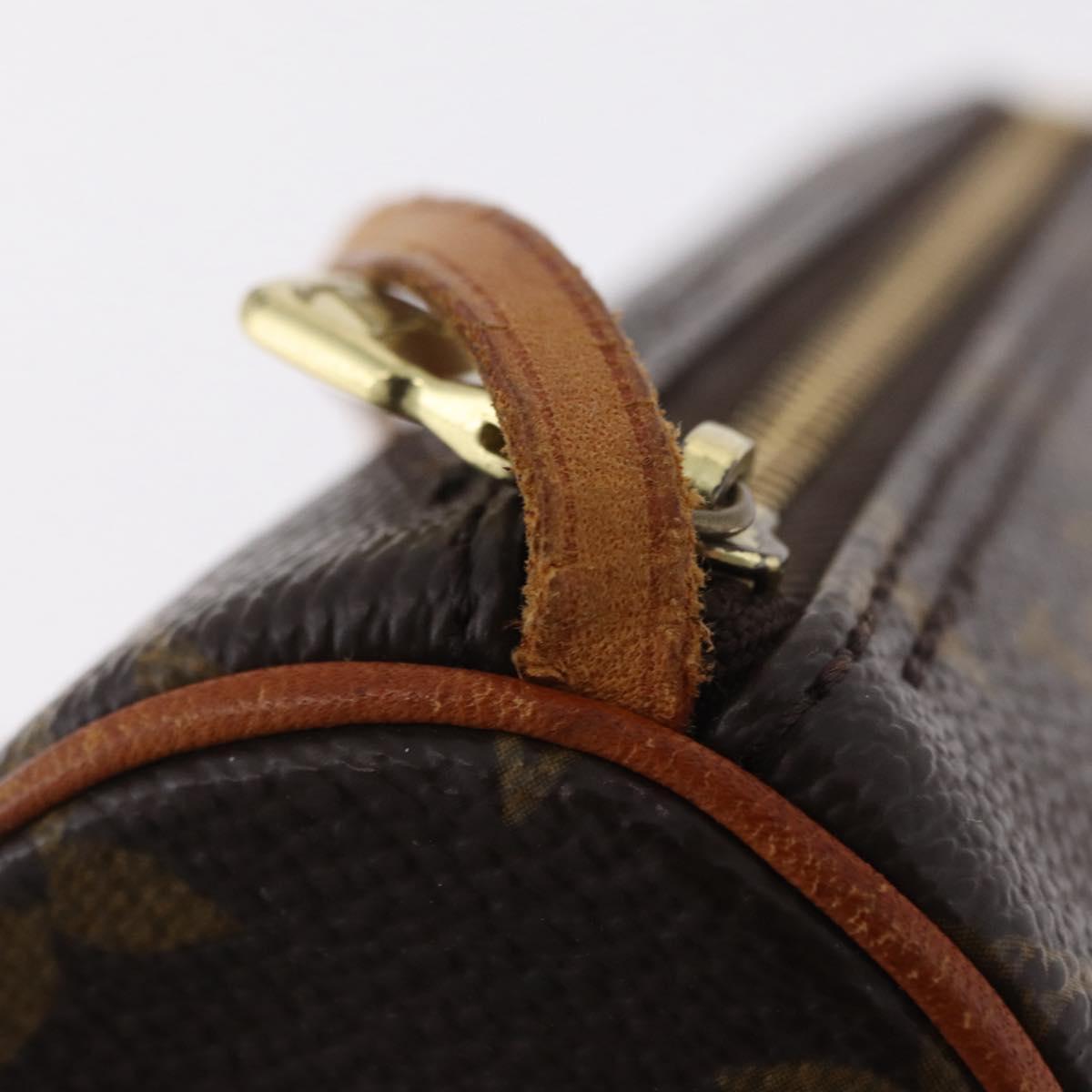 LOUIS VUITTON Monogram Papillon Pouch LV Auth BA16380