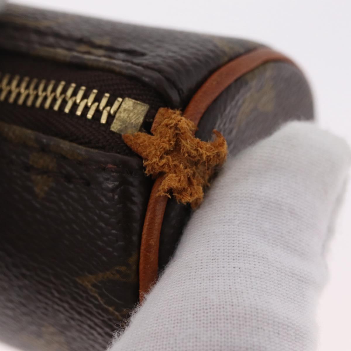 LOUIS VUITTON Monogram Papillon Pouch LV Auth BA16380