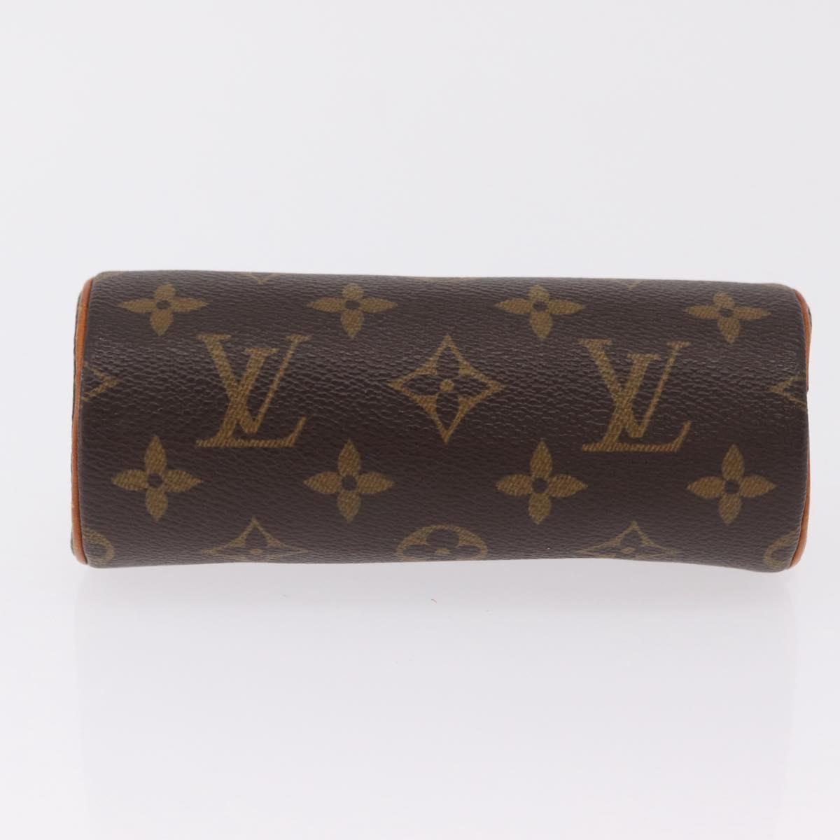 LOUIS VUITTON Monogram Papillon Pouch LV Auth BA16380