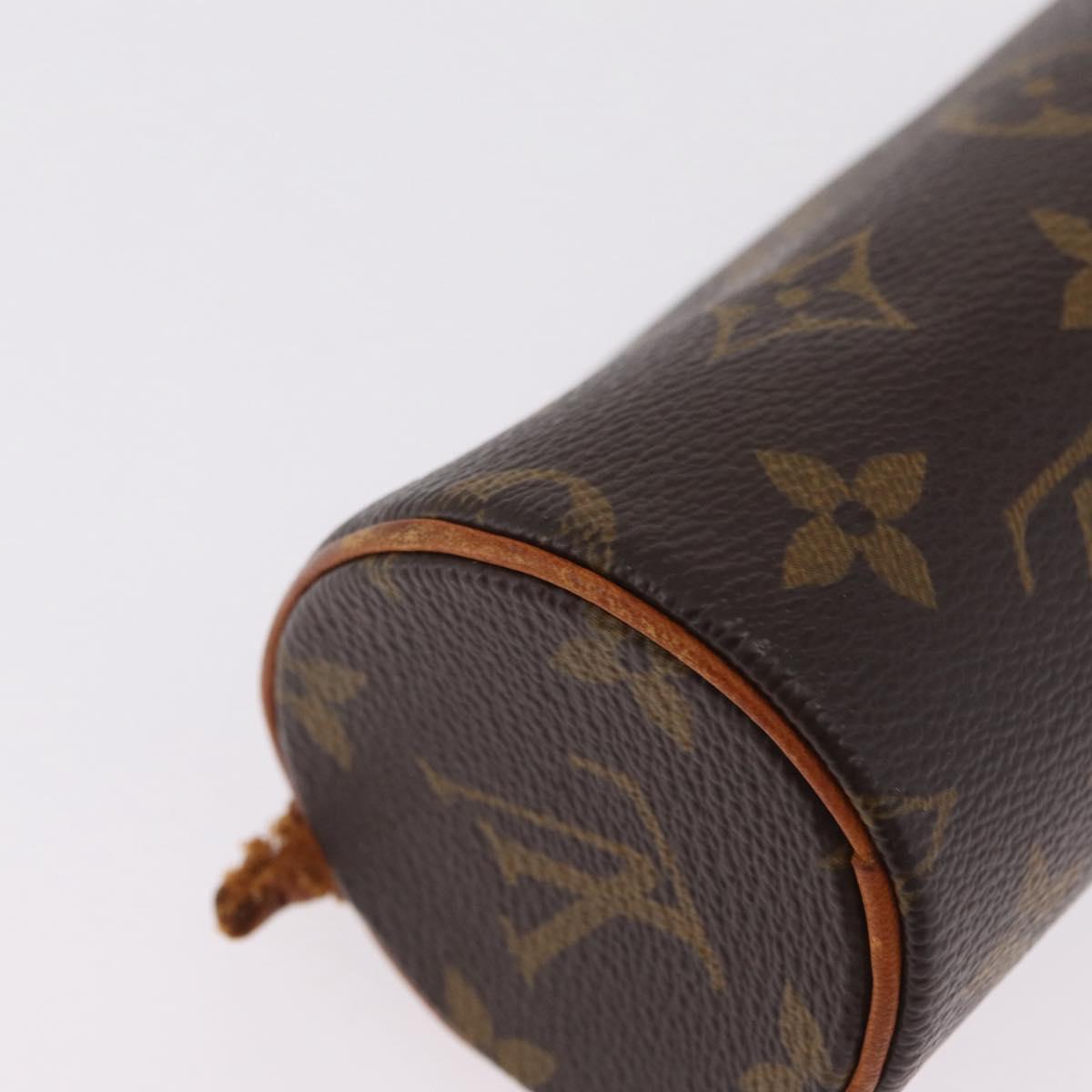 LOUIS VUITTON Monogram Papillon Pouch LV Auth BA16380