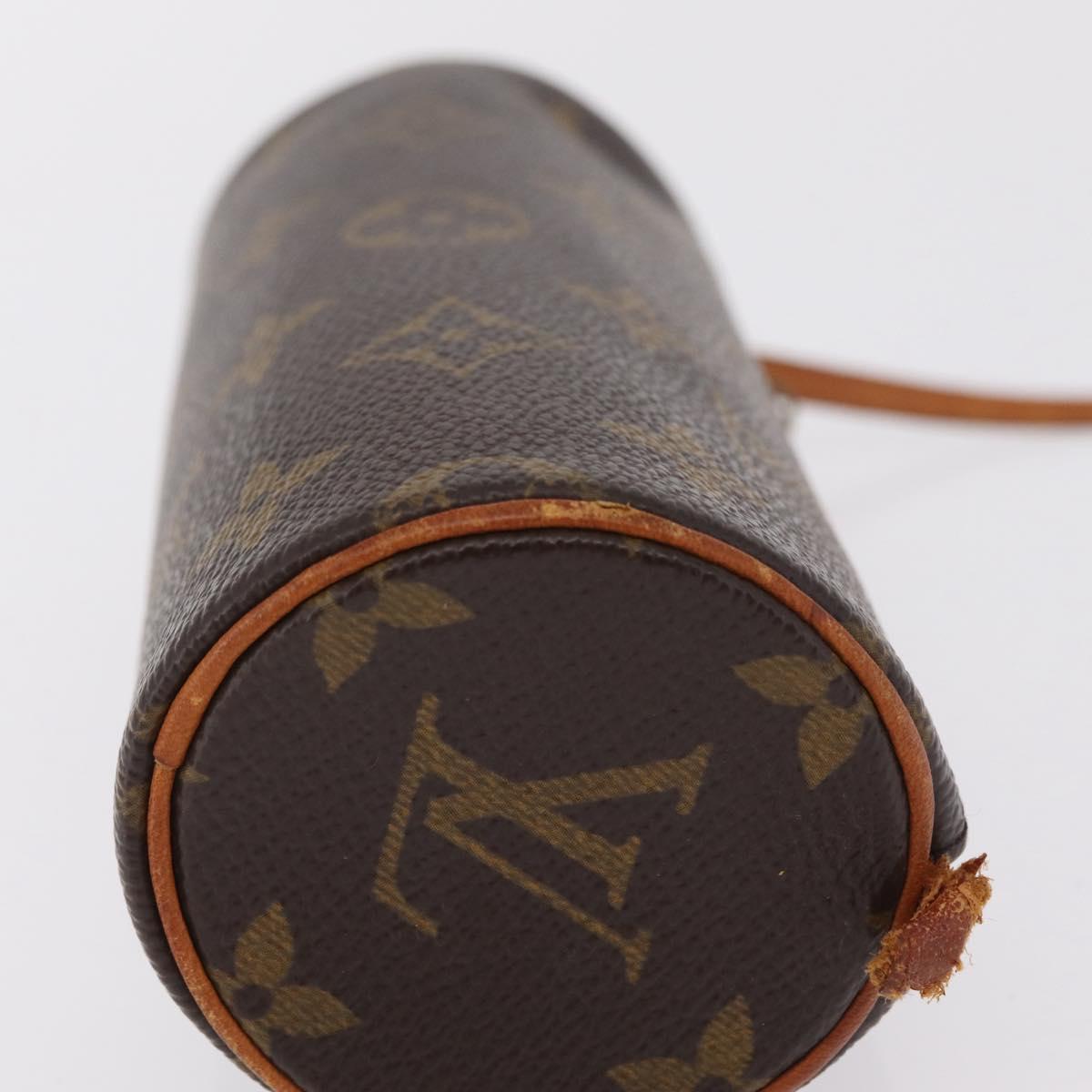 LOUIS VUITTON Monogram Papillon Pouch LV Auth BA16380