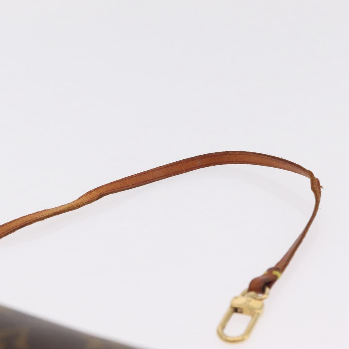 LOUIS VUITTON Monogram Papillon Pouch LV Auth BA16380