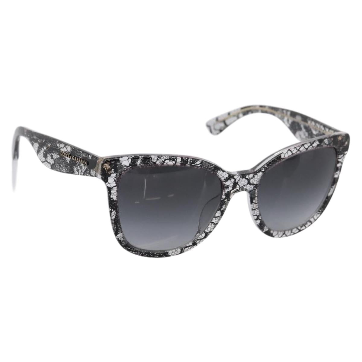 Dolce & Gabbana Sunglasses Plastic Black Gold Auth BA16381V
