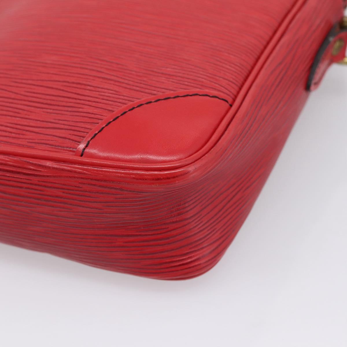 LOUIS VUITTON Epi Danube Shoulder Bag Red M45637 LV Auth BA16385