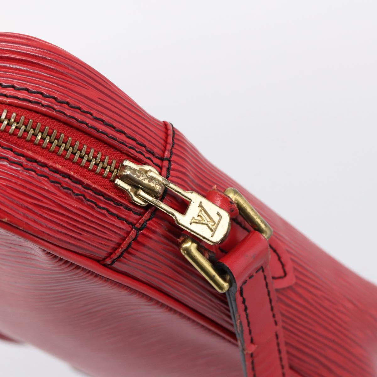 LOUIS VUITTON Epi Danube Shoulder Bag Red M45637 LV Auth BA16385