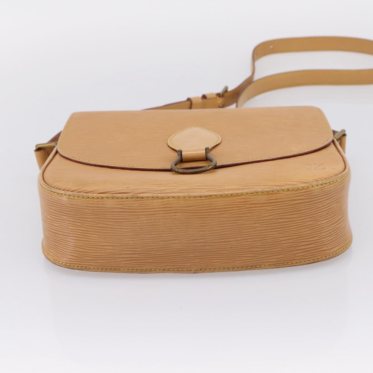 LOUIS VUITTON Epi Saint Cloud GM Shoulder Bag Beige M52196 LV Auth BA16391