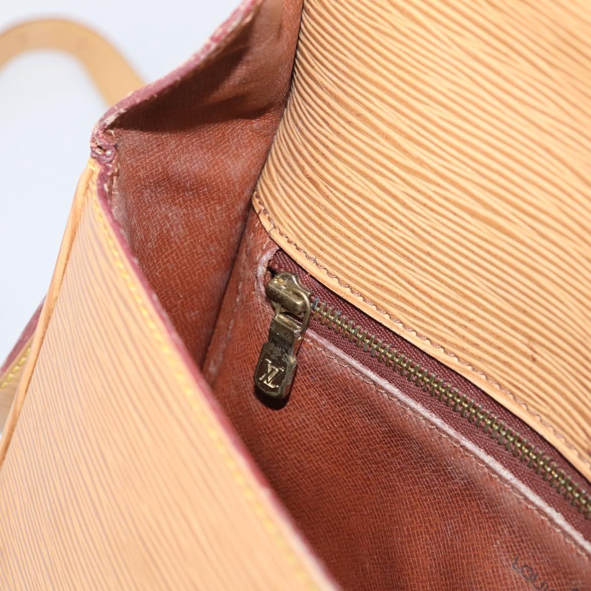 LOUIS VUITTON Epi Saint Cloud GM Shoulder Bag Beige M52196 LV Auth BA16391