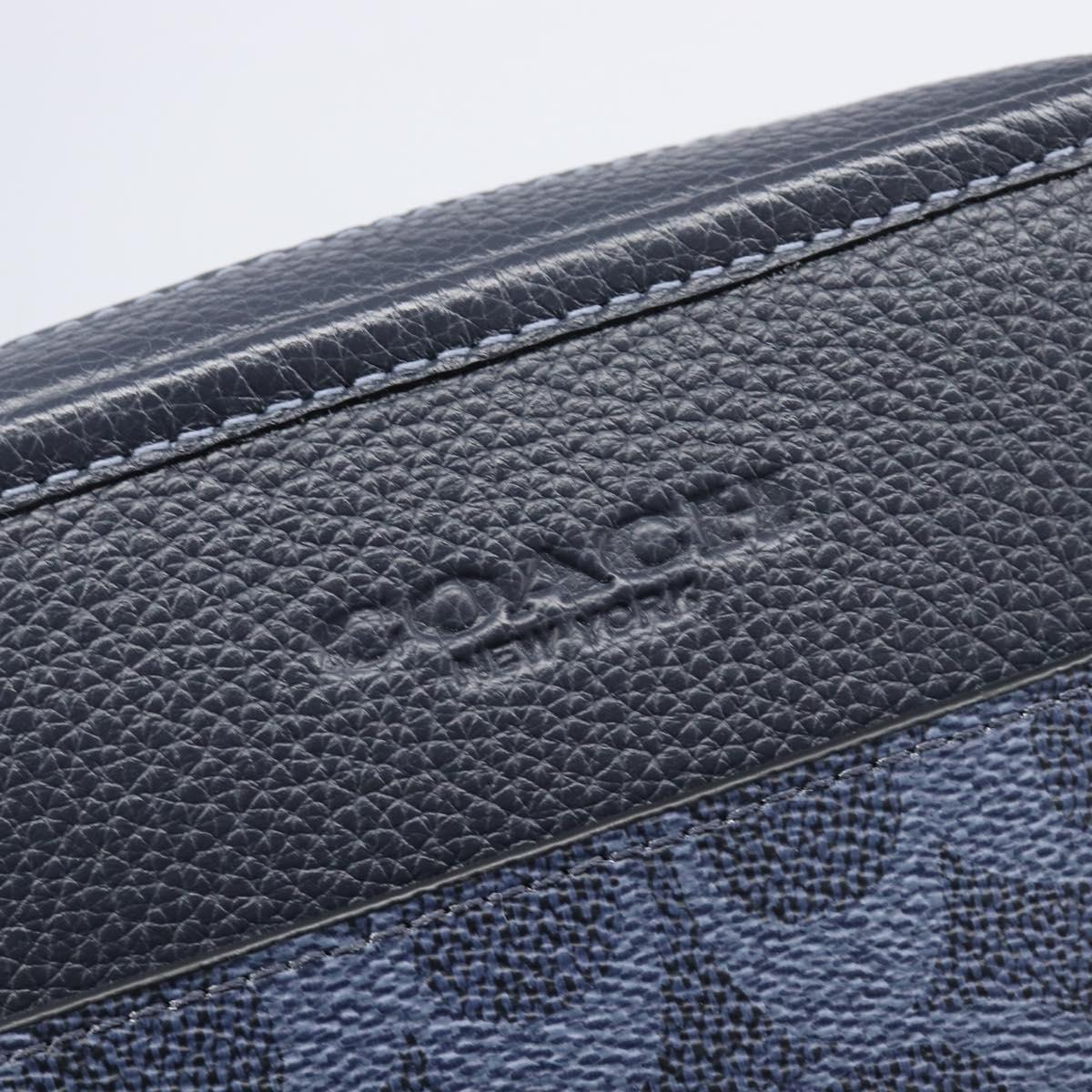 Coach Shoulder Bag Leather Blue Auth BA16394A