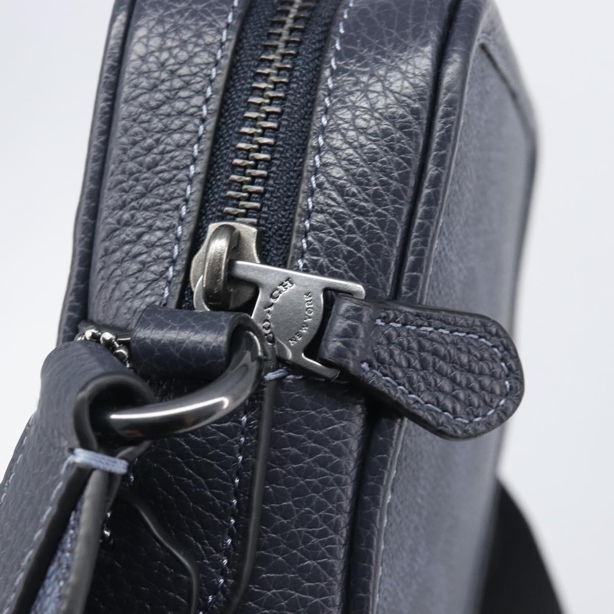 Coach Shoulder Bag Leather Blue Auth BA16394A