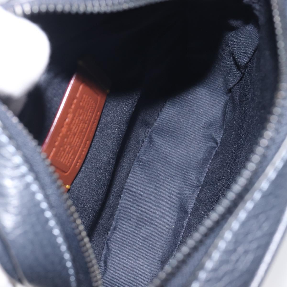 Coach Shoulder Bag Leather Blue Auth BA16394A