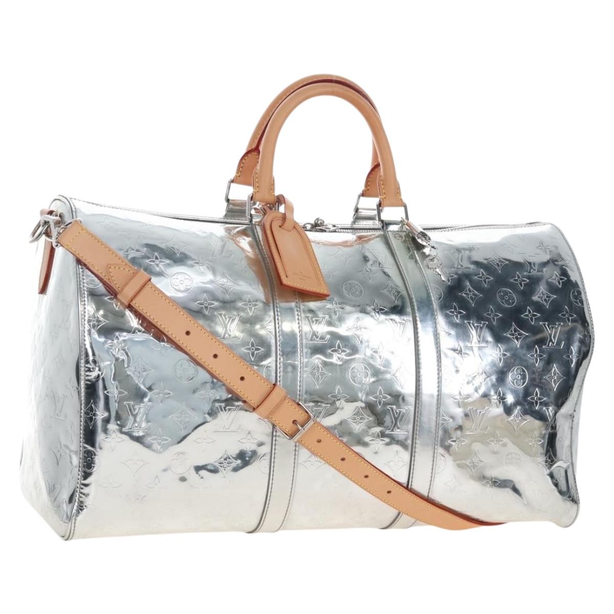 LOUIS VUITTON Monogram Keepall Bandouliere 50 Bag M45886 LV Auth BA16418SM