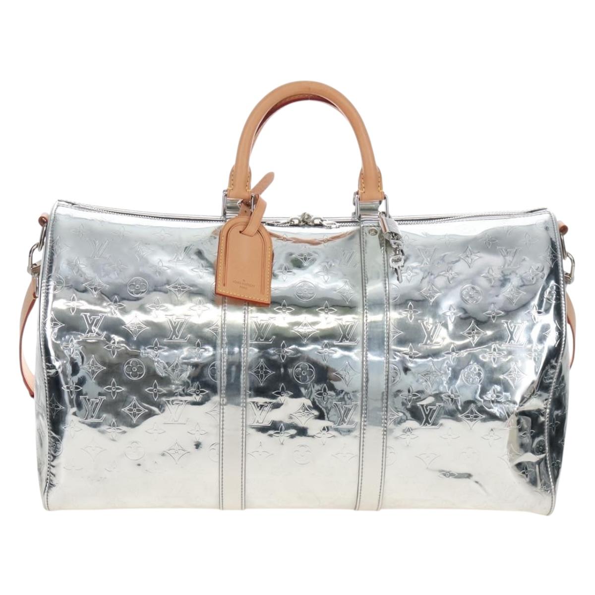 LOUIS VUITTON Monogram Keepall Bandouliere 50 Bag M45886 LV Auth BA16418SM