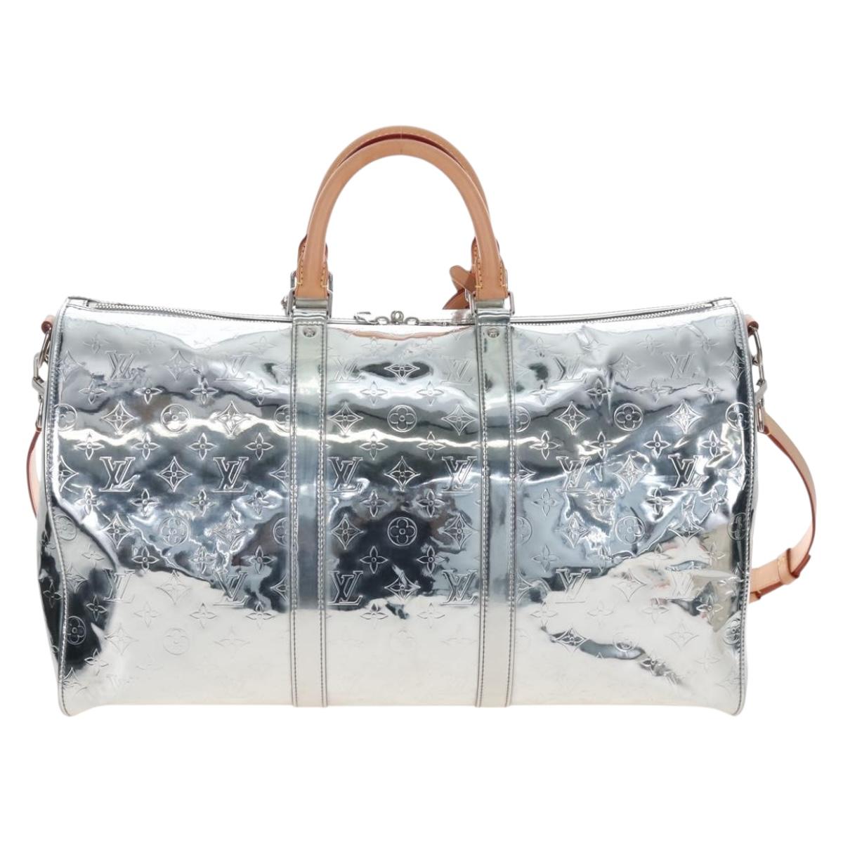 LOUIS VUITTON Monogram Keepall Bandouliere 50 Bag M45886 LV Auth BA16418SM