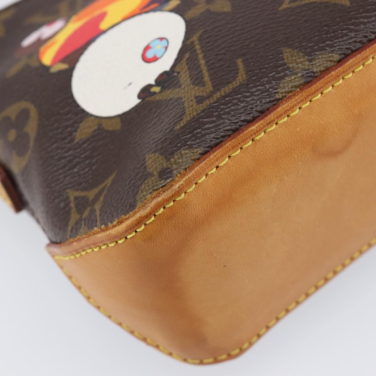 LOUIS VUITTON Monogram panda Trotteur Shoulder Bag M51241 LV Auth BA16423V
