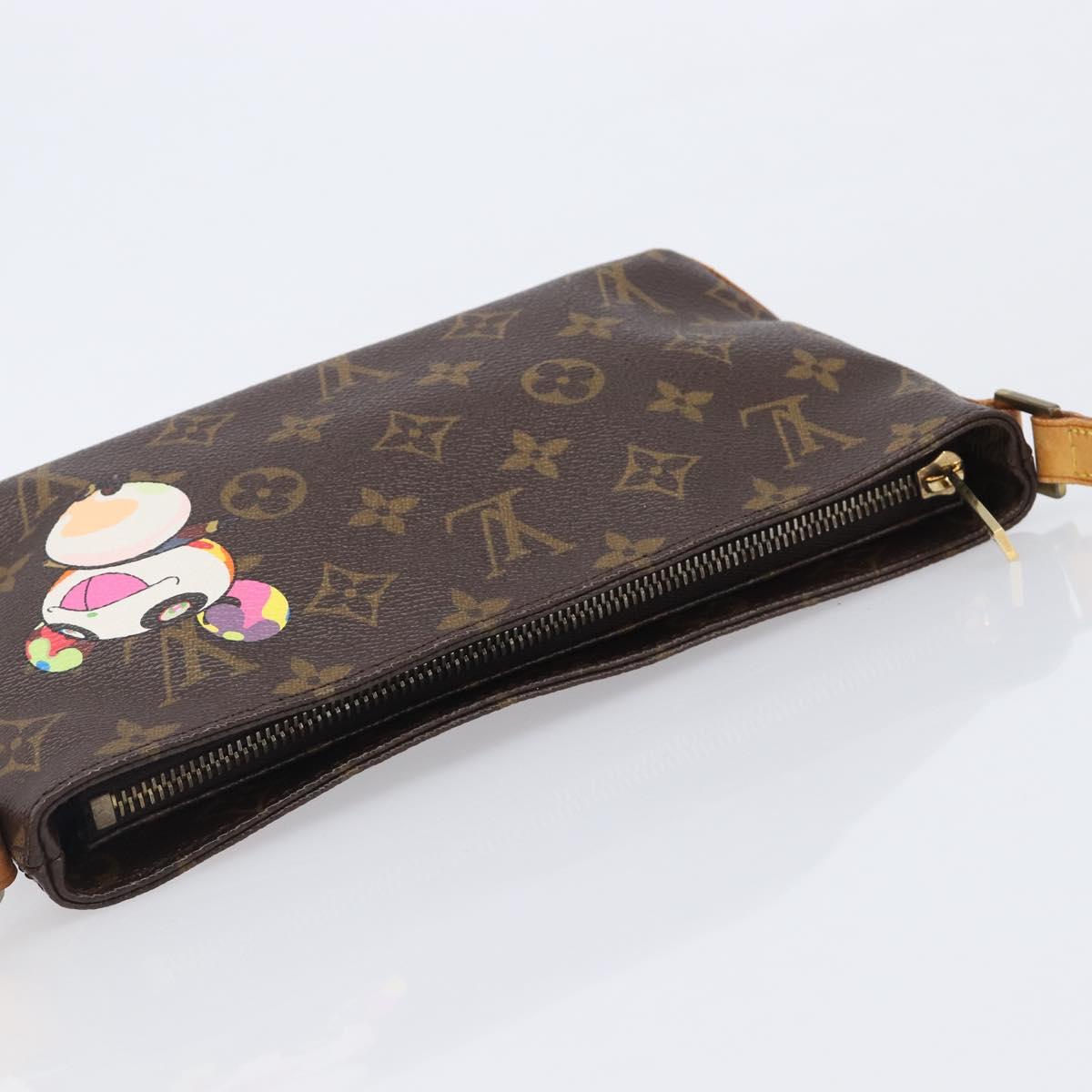 LOUIS VUITTON Monogram panda Trotteur Shoulder Bag M51241 LV Auth BA16423V