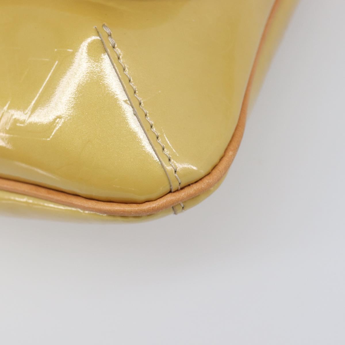 LOUIS VUITTON Monogram Vernis Thompson Street Bag Beige M91301 LV Auth BA16424A