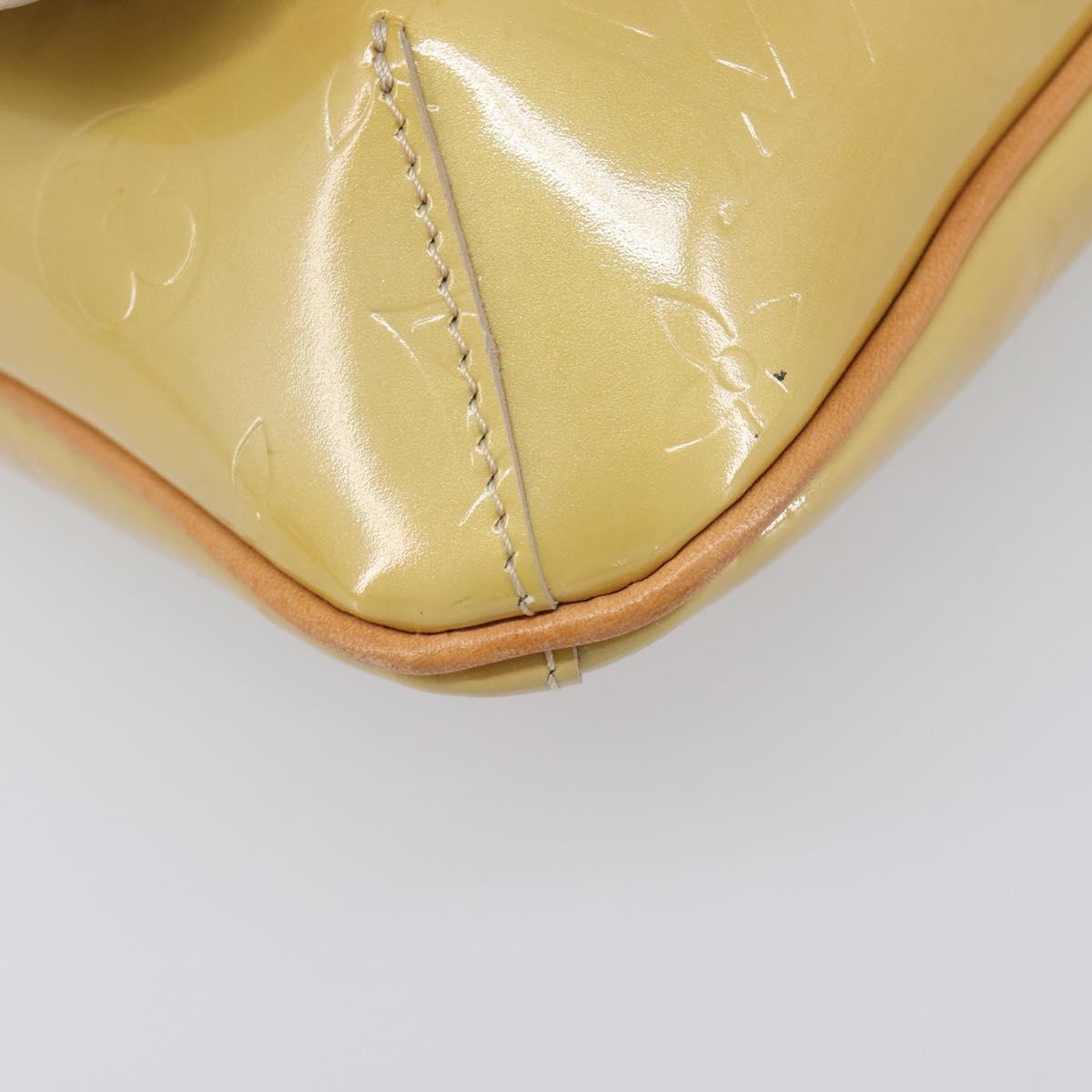 LOUIS VUITTON Monogram Vernis Thompson Street Bag Beige M91301 LV Auth BA16424A