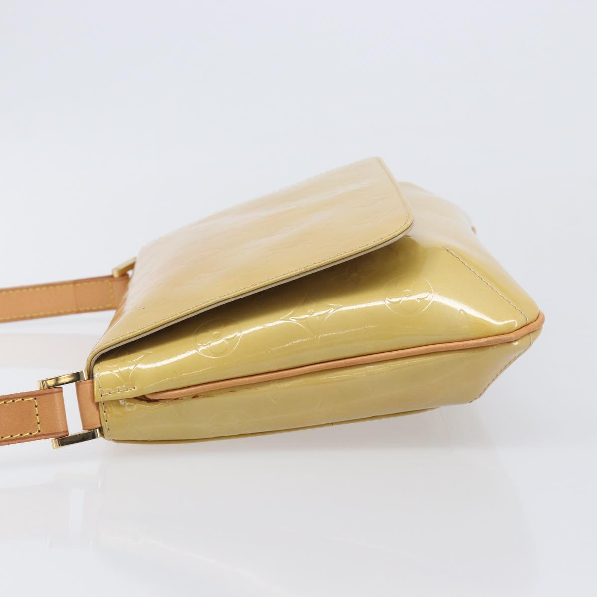 LOUIS VUITTON Monogram Vernis Thompson Street Bag Beige M91301 LV Auth BA16424A