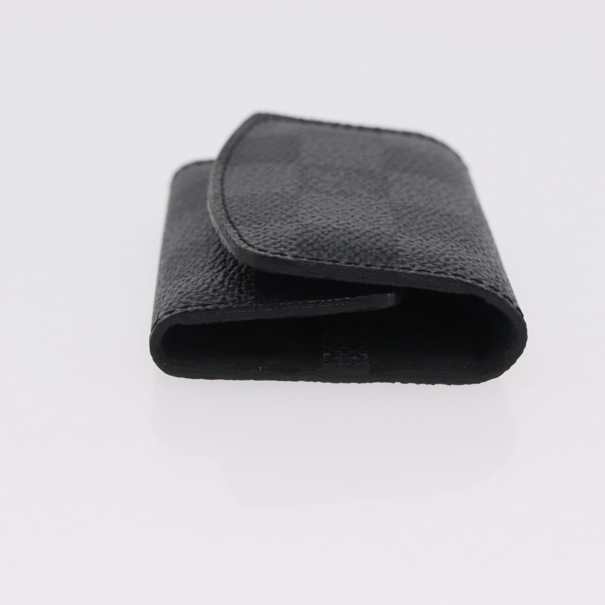 LOUIS VUITTON Damier Graphite Buton De Manchette Cuffs LV Auth BA16425V