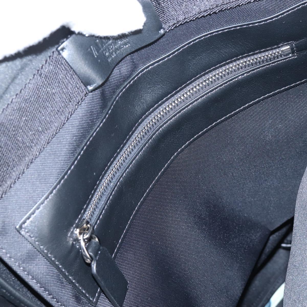 Valentino Backpack Nylon Green Silver Auth BA16427V