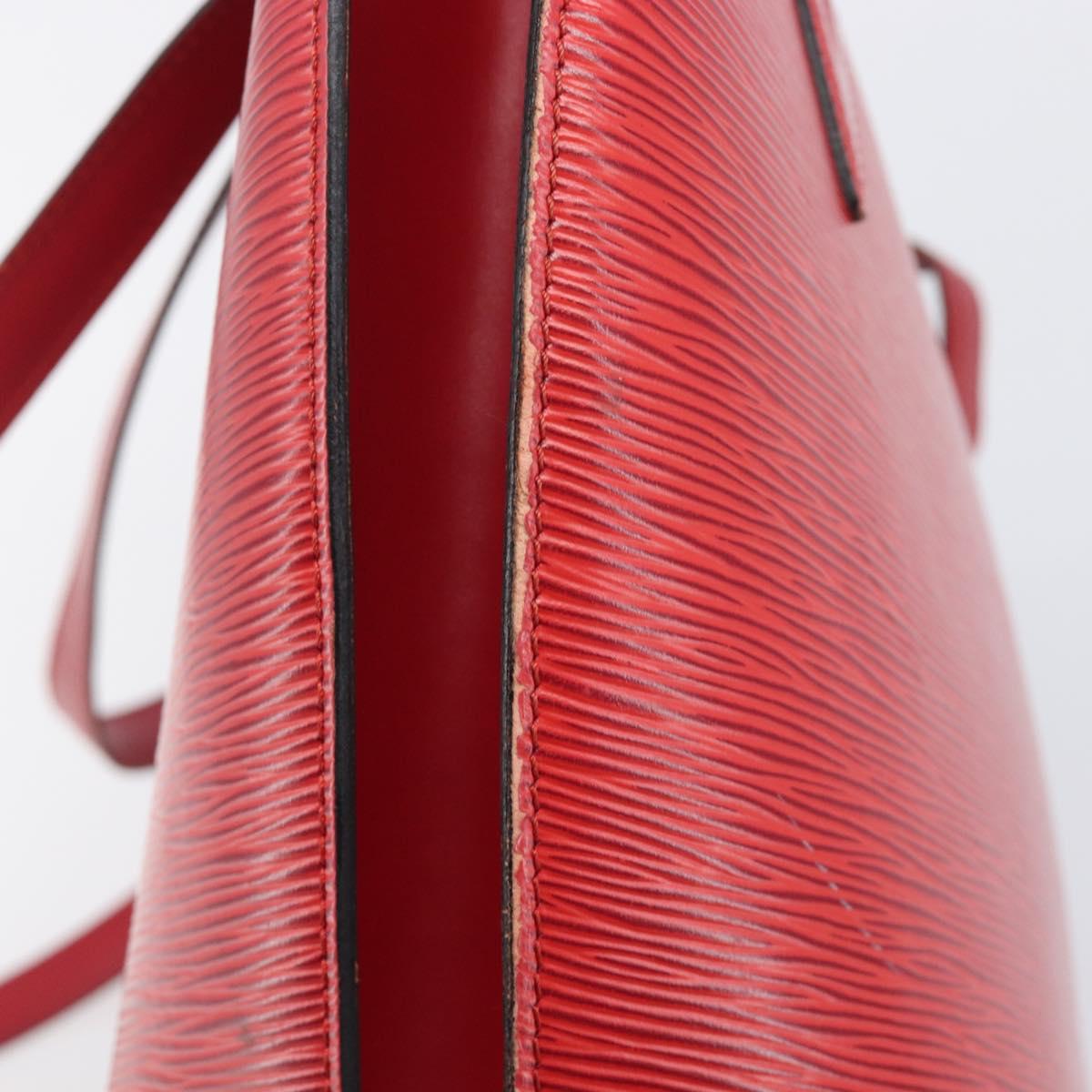 LOUIS VUITTON Epi Saint Jacques Shopping Shoulder Bag Red M52277 LV Auth BA16428