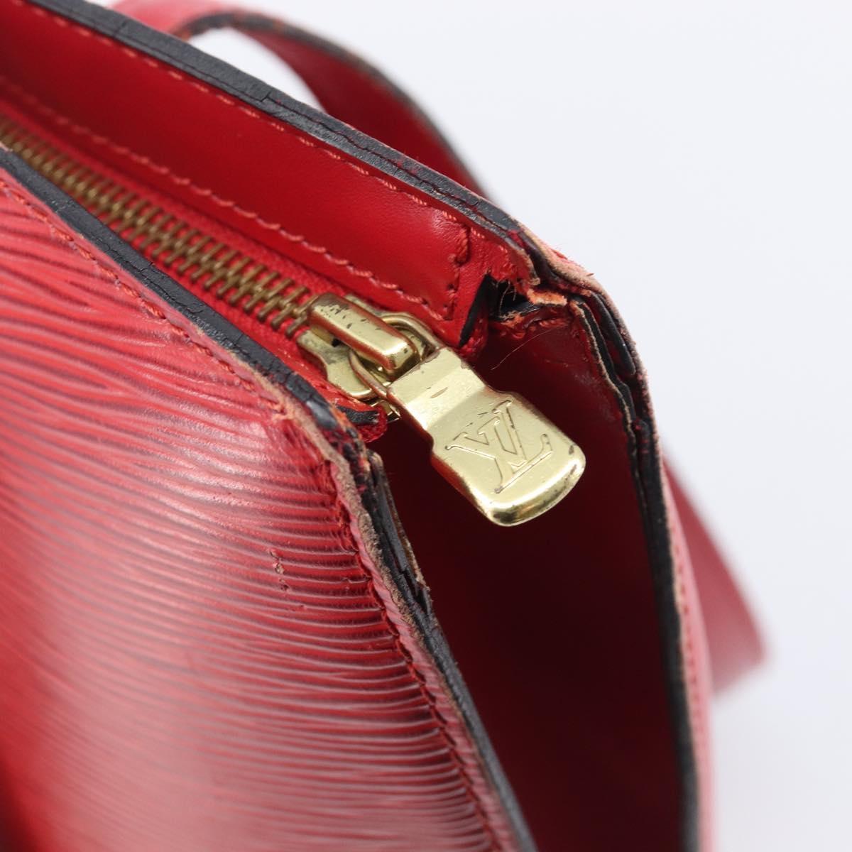 LOUIS VUITTON Epi Saint Jacques Shopping Shoulder Bag Red M52277 LV Auth BA16428
