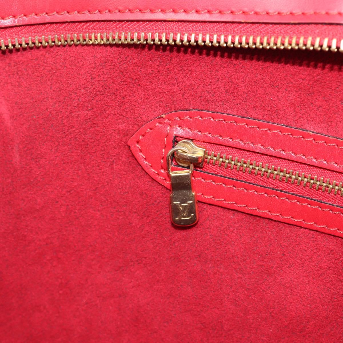 LOUIS VUITTON Epi Saint Jacques Shopping Shoulder Bag Red M52277 LV Auth BA16428
