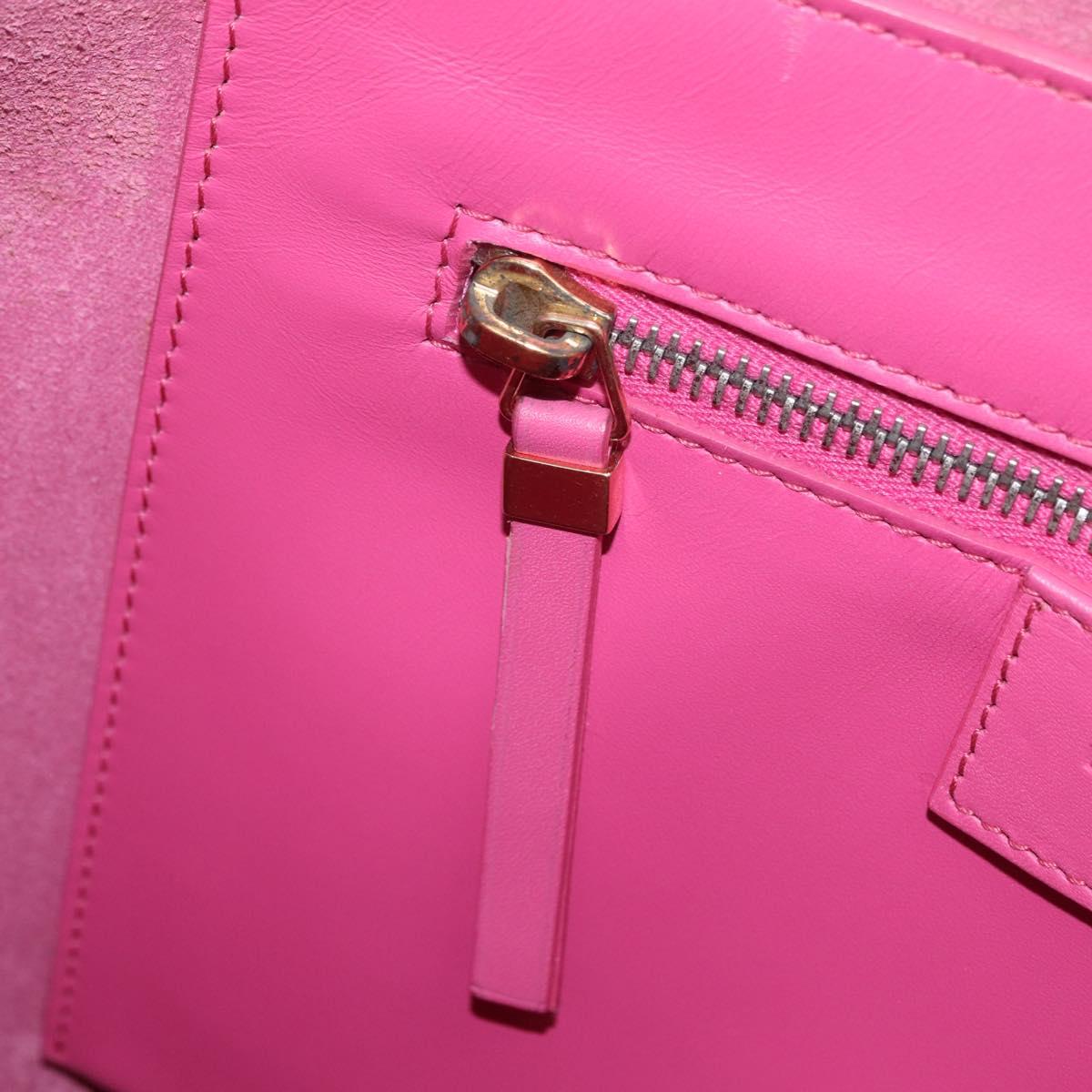 Balenciaga Tote Bag Leather Pink Red 292525 Auth BA16430A