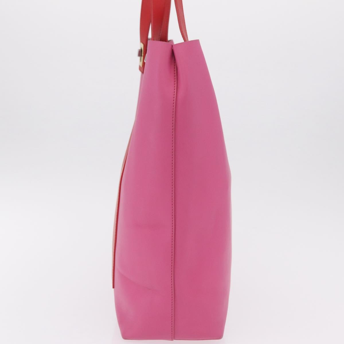 Balenciaga Tote Bag Leather Pink Red 292525 Auth BA16430A
