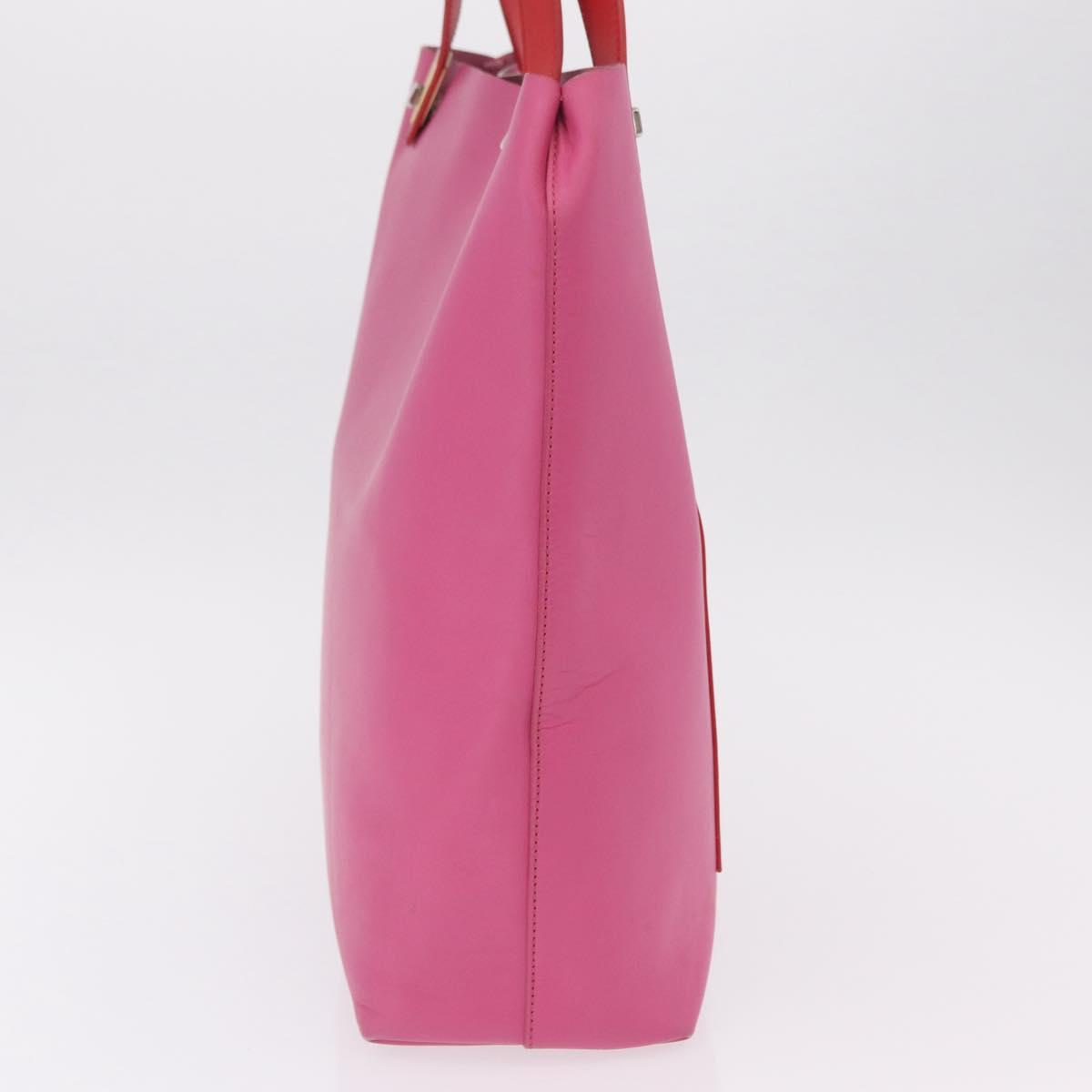 Balenciaga Tote Bag Leather Pink Red 292525 Auth BA16430A