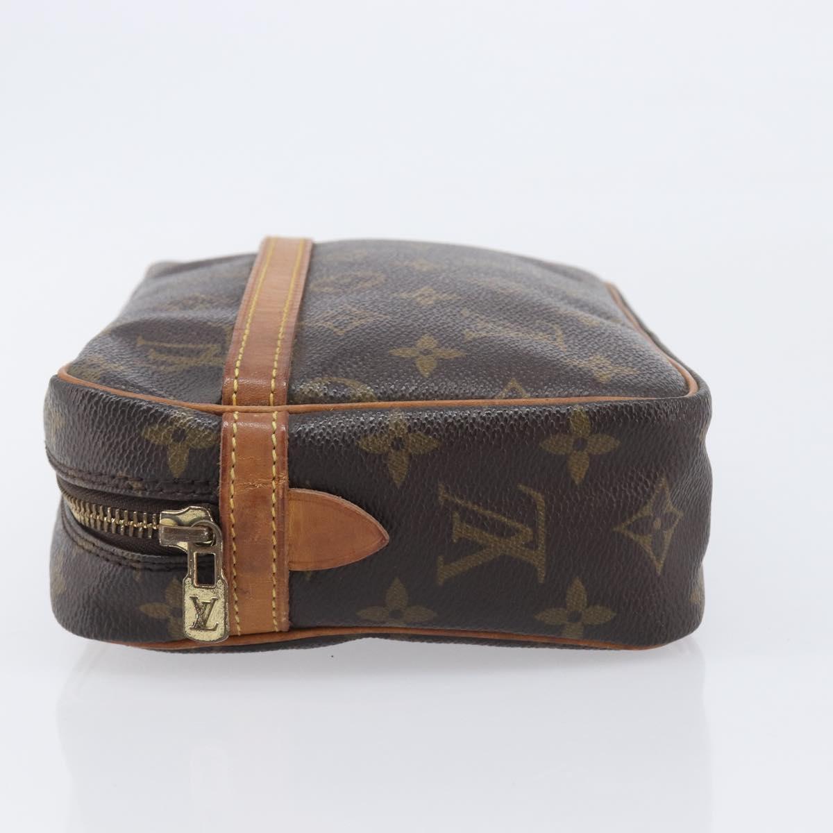 LOUIS VUITTON Monogram Compiegne 23 Clutch Bag M51847 LV Auth BA16434