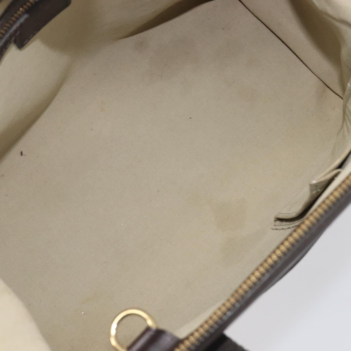LOUIS VUITTON Monogram Mini Josephine PM Hand Bag Khaki M92215 LV Auth BA16442A