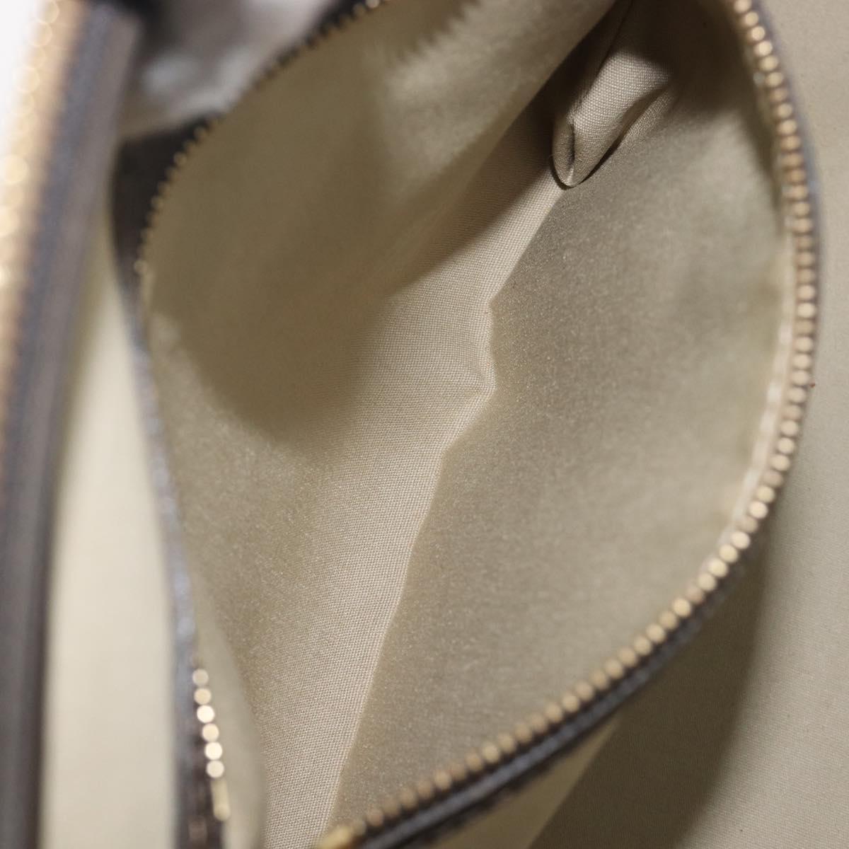 LOUIS VUITTON Monogram Mini Josephine PM Hand Bag Khaki M92215 LV Auth BA16442A