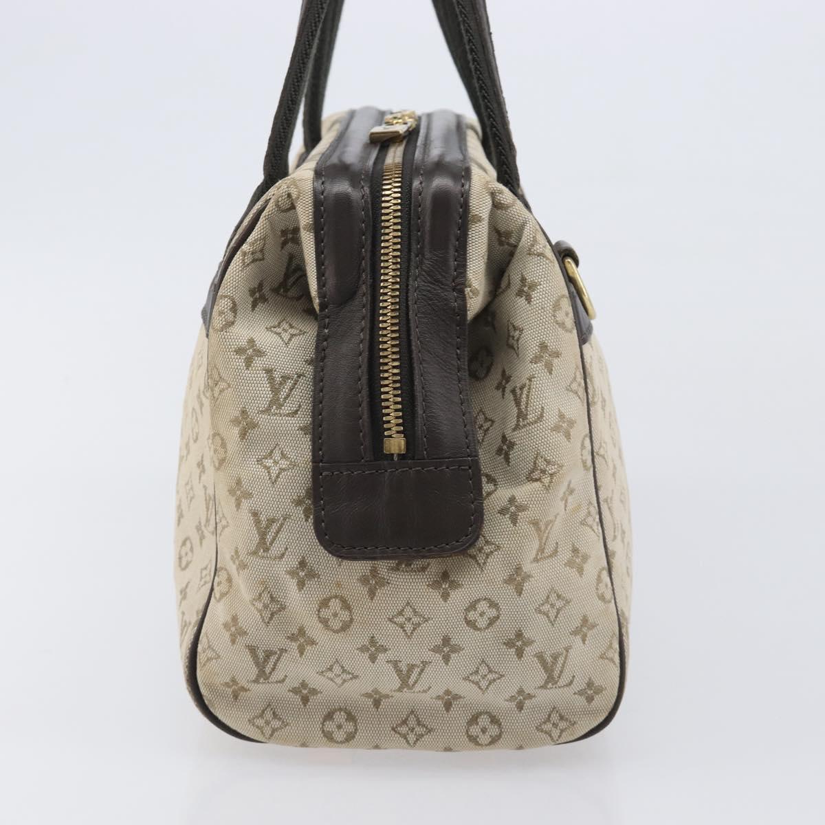 LOUIS VUITTON Monogram Mini Josephine PM Hand Bag Khaki M92215 LV Auth BA16442A