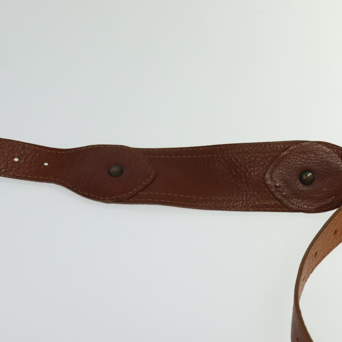 BURBERRY Shoulder Bag Canvas Brown Auth BA1646