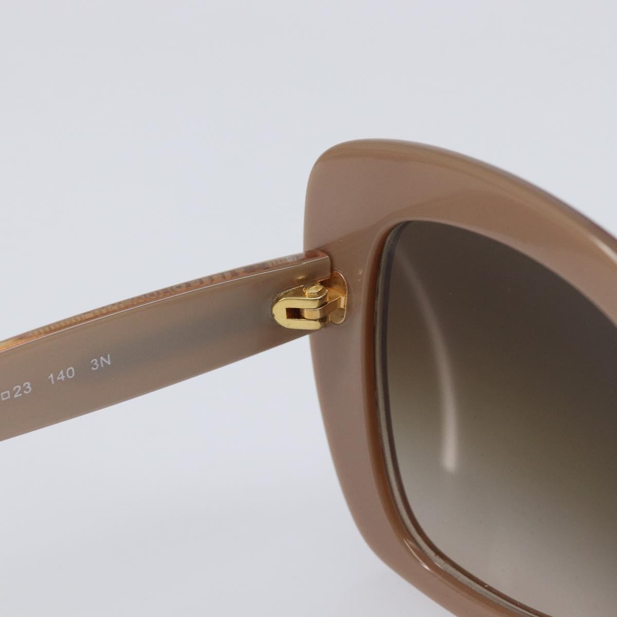 Dolce & Gabbana Sunglasses Plastic Beige Gold Auth BA16469V