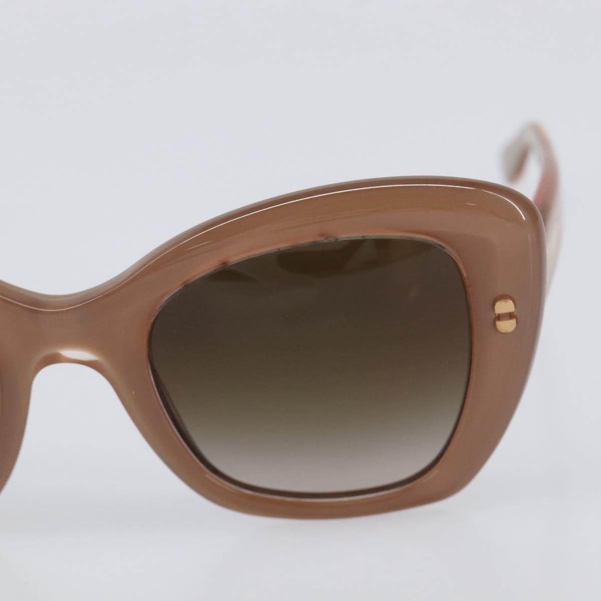 Dolce & Gabbana Sunglasses Plastic Beige Gold Auth BA16469V