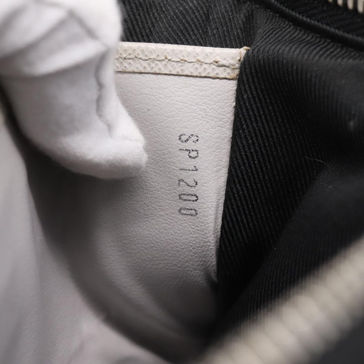 LOUIS VUITTON Monogram Taigarama Pochette Discovery PM White M30279 Auth BA16482