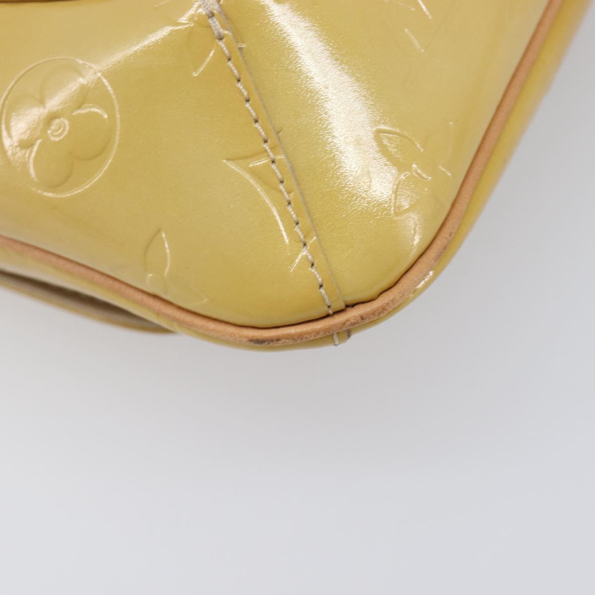 LOUIS VUITTON Monogram Vernis Thompson Street Bag Beige M91301 LV Auth BA16484A