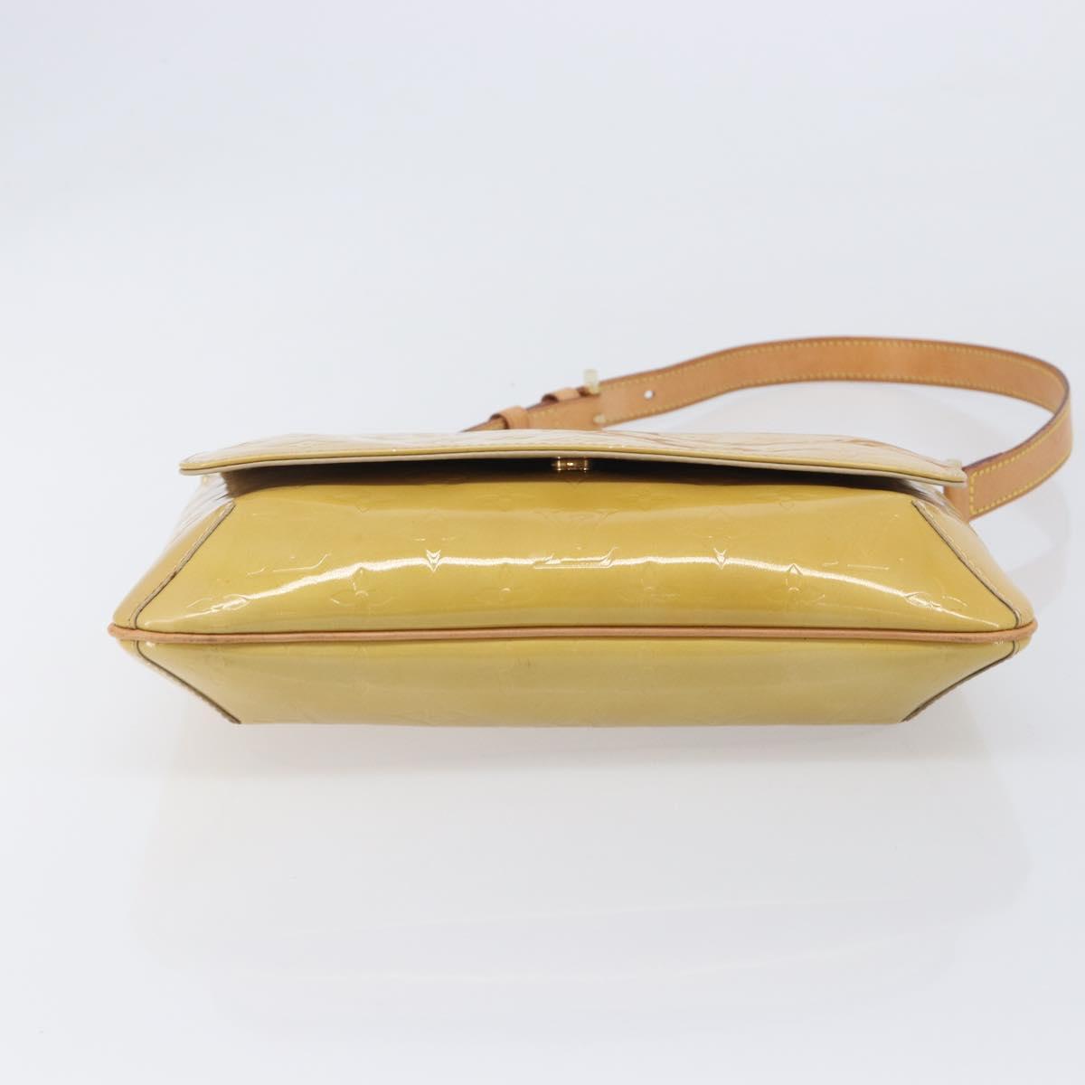 LOUIS VUITTON Monogram Vernis Thompson Street Bag Beige M91301 LV Auth BA16484A