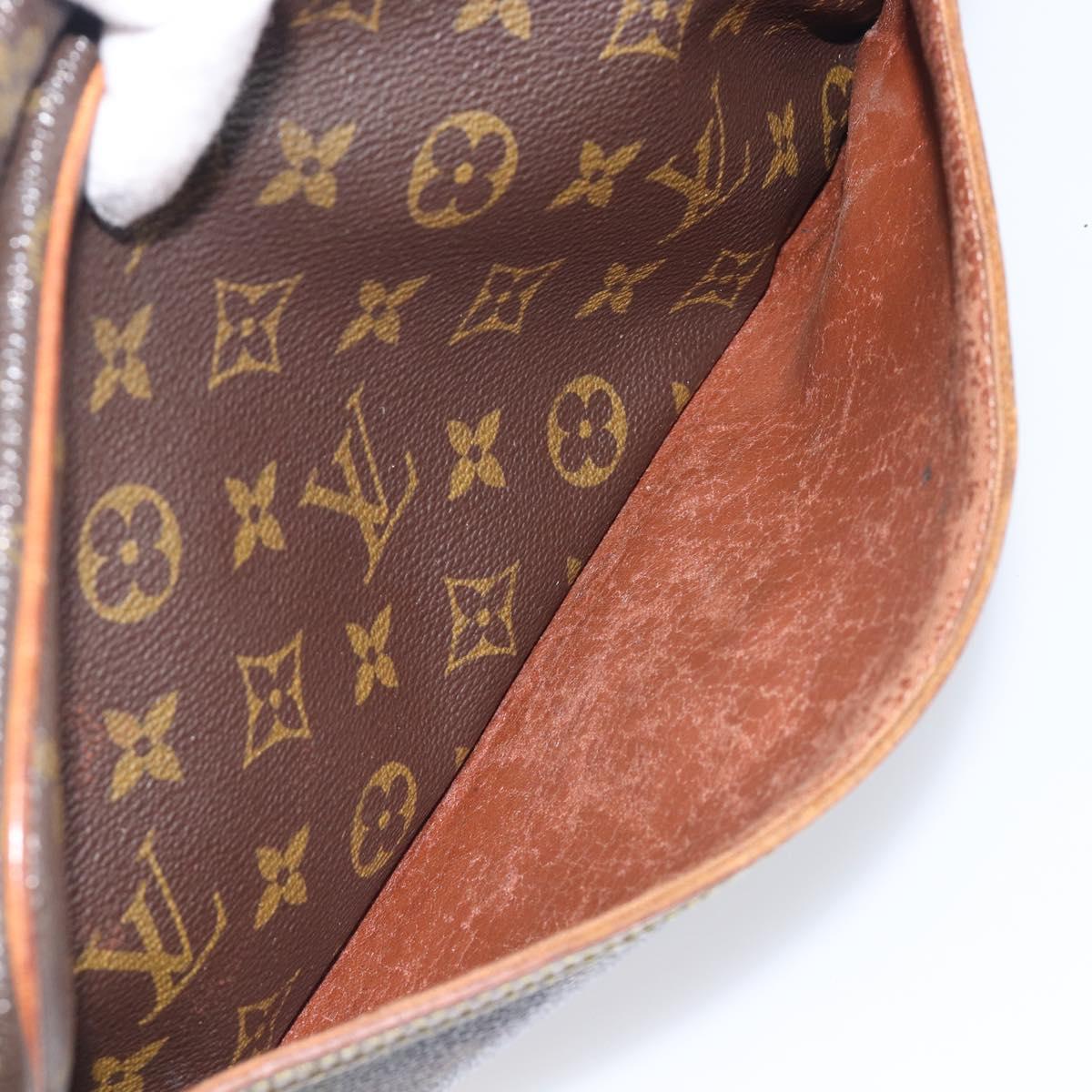 LOUIS VUITTON Monogram Compiegne 28 Clutch Bag M51845 LV Auth BA16487