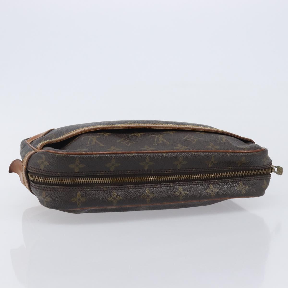 LOUIS VUITTON Monogram Compiegne 28 Clutch Bag M51845 LV Auth BA16487