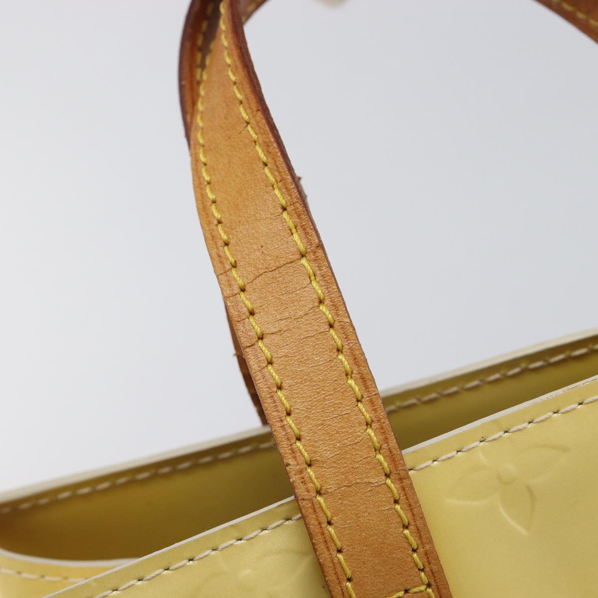 LOUIS VUITTON Monogram Vernis Reade PM Hand Bag Gris M91145 LV Auth BA16490