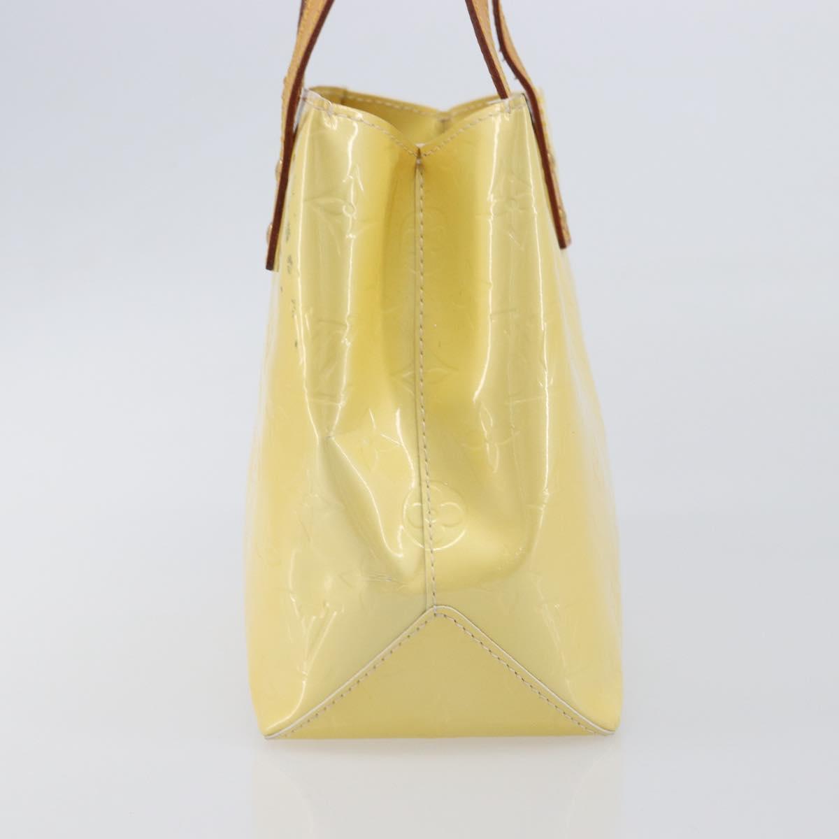 LOUIS VUITTON Monogram Vernis Reade PM Hand Bag Gris M91145 LV Auth BA16490