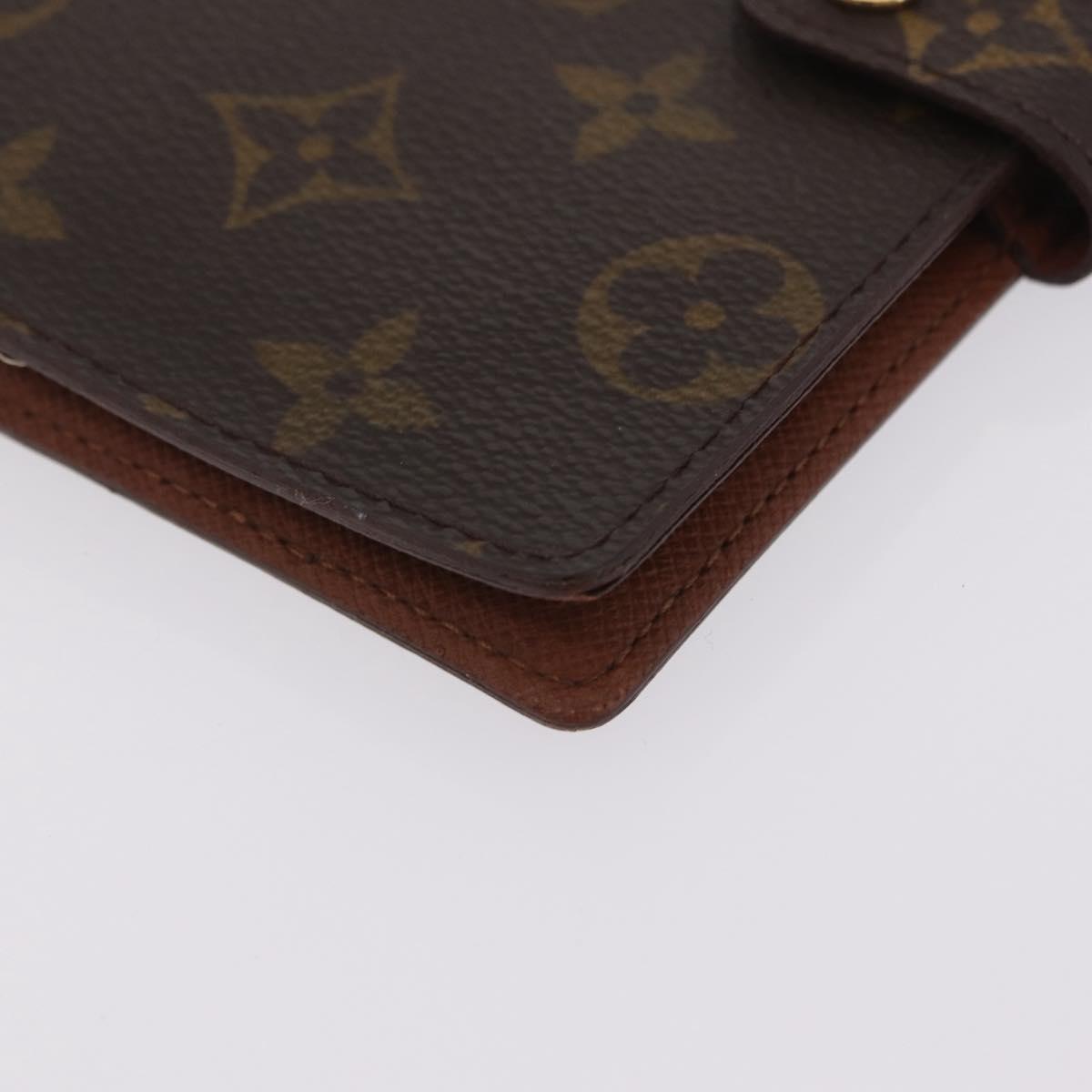 LOUIS VUITTON Monogram Agenda PM Day Planner Cover 2 Set LV Auth BA16515