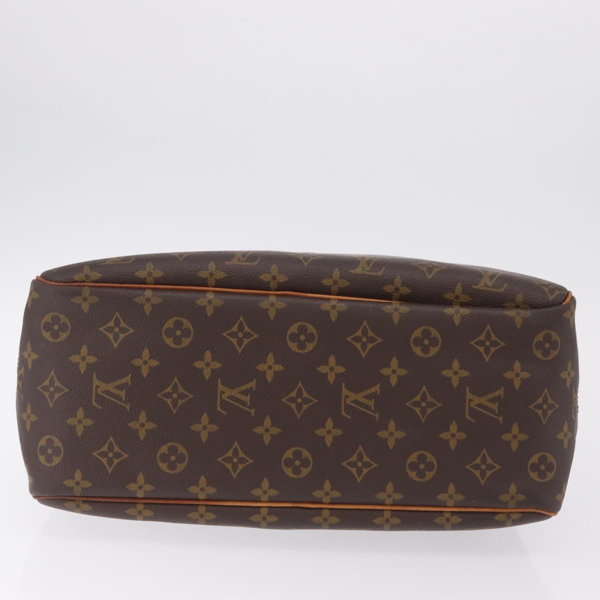 LOUIS VUITTON Monogram Deauville Hand Bag M47270 LV Auth BA16520