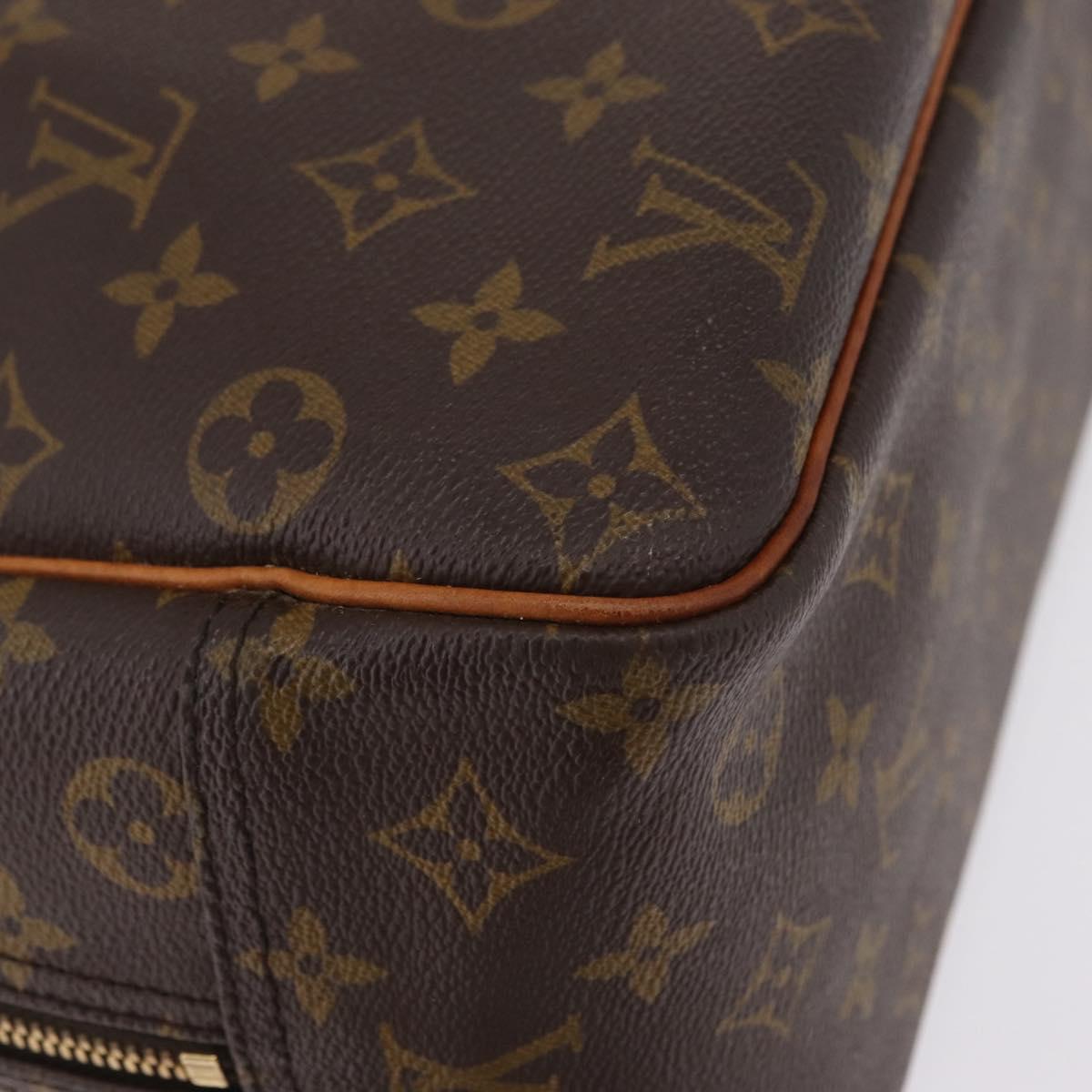 LOUIS VUITTON Monogram Deauville Hand Bag M47270 LV Auth BA16520