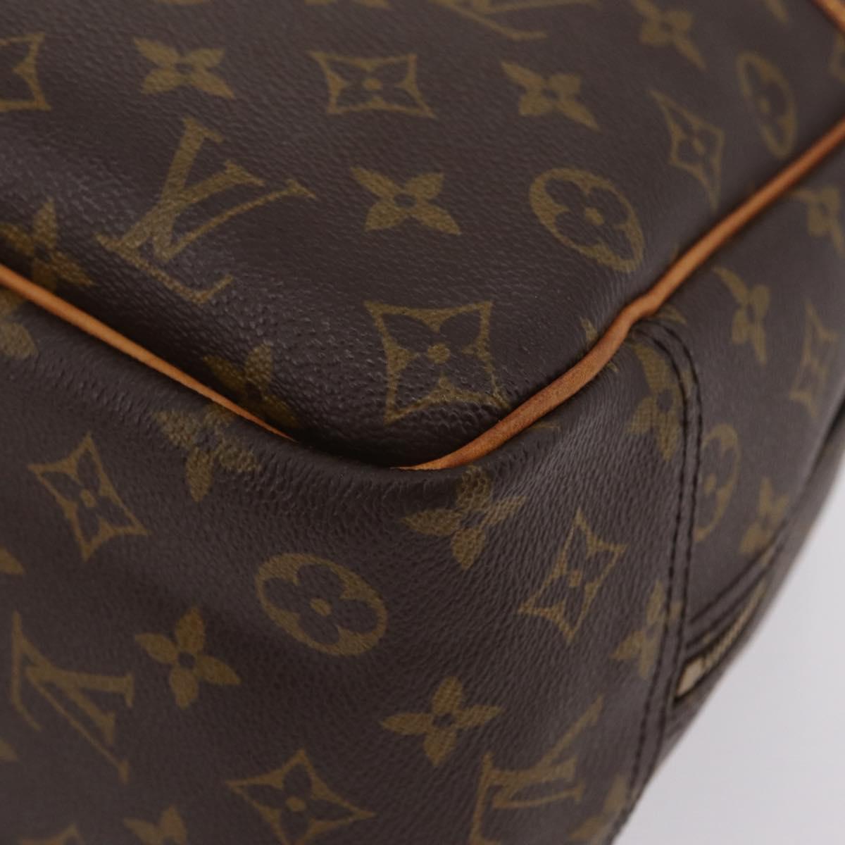 LOUIS VUITTON Monogram Deauville Hand Bag M47270 LV Auth BA16520