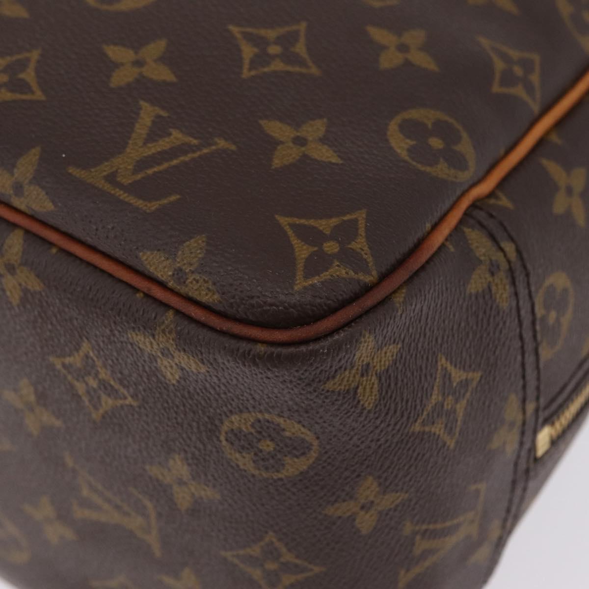 LOUIS VUITTON Monogram Deauville Hand Bag M47270 LV Auth BA16520